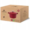 Gerlach Ketaus puodas 3 l NATUR IRON bordo