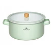 Gerlach Natur emaliuotas puodas 24 cm, 5l, žalias