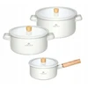 Gerlach Natur Enamel Induction Emamel puodų rinkinys, 6 vnt