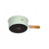 GERLACH NATUR ENAMEL Žalias emaliuotas puodas 2 l su dangteliu 18 cm