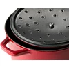 GERLACH Natur Iron ketaus kepimo keptuvė 31 cm Raudona