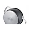 Gerlach Prime puodas 24 cm 5l su dangteliu Matte Juodas Indukcinės dujos
