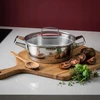 GERLACH SUPERIOR Puodas 2,5 l su dangčiu 24 cm / nerūdijantis plienas