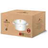 GERLACH TRADICINIS PUODAS DIDELIS EMALINIS Baltas INDUKCINĖS DUJOS 24CM 5 L NATUR