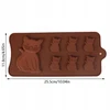 Gift Home Silikoninė forma vaško muilams CATS kačiukams 7 vnt. GH-FS228
