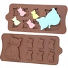 Gift Home Silikoninė forma vaško muilams CATS kačiukams 7 vnt. GH-FS228