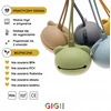 Gigi Kids Silikoninis čiulptuko dėklas, rutulinis apsauginis pakabukas, tamsiai rožinė