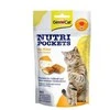 Gimborn GimCat Nutri Pockets with Cheese &amp; Taurine skanėstai katėms su Sūriu ir Taurinu 60g