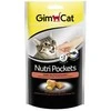 Gimborn GimCat Nutri Pockets with Salmon &amp; Omega 3&amp;6 skanėstai katėms su Lašiša, Omega 3 ir 6 riebalų rūgštimis 60g
