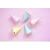 PartyDeco Šventinės kepurėlės "Pastelė" 6vnt
