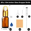 GINTARO 6X10ML GLASS LAŠINTUVIŲ ALIEJAI KVEPALAI SKYSČIAI