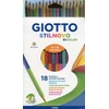 Giotto Stilnovo dvipusės spalvotos kreidelės, 18 vnt.