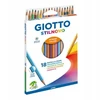 Giotto Stilnovo spalvoti pieštukai, 18 spalvų