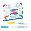 Giotto Turbo Glitter Maxi flomasteriai, 6 spalvų