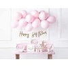 PartyDeco Girlianda Happy Birthday rožinio aukso, 16.5x62cm