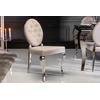 Invicta Interior Glamour kėdė Modern Barock Chair Velvet rusvai gelsvas 40796 IŠPARDAVIMAS -80%