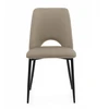 New Home GLAMOUR MINŠTA AKSOMINĖ KĖDĖ SVETAINEI VALGOMO KAMBARYS GLAMOUR DARK BEIGE ORO