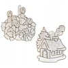 Glass Deco Dažai vitražiniai Amos Sun Deco "Christmas" 6x10.5 ml su 6 pakabukais