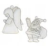 Glass Deco Dažai vitražiniai Amos Sun Deco "Christmas" 6x10.5 ml su 6 pakabukais