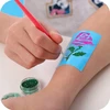 GLITTER TATTOO RINKINYS 33 ELEMENTAI. 24 6 SPALVŲ ŠABLONAI VAIKAMS