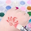 GLITTER TATTOO RINKINYS, PLAUNAMI GLITTER ŠABLONAI VAIKAMS