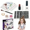 GLITTER tatuiruotės VAIKAMS RINKINYS PLAUNAMI ŠABLONAI DIY GLITTER GLUE