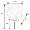 Globo Toys LED lauko šviestuvas su saulės baterija IP44 Globo 3000K 3V juodas