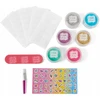 GO GLAM NAGŲ RINKINYS SU GLITTER IR lipdukais COOL MAKER SPIN MASTER