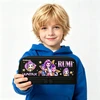 Goaduoynt Naujas RUMI K-POP DEMON HUNTERS SCHOOL PENCIBLE DĖKLAS DAUGIAI KOMPLEKTAVIMAS Juodas