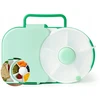 GoBe LUNCHBOX&SNACK SPINNER POJEMNIK NA ŚNIADANIE PRZEKĄSKI Z PRZEGRÓDKAMI