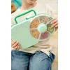 GoBe LUNCHBOX&SNACK SPINNER POJEMNIK NA ŚNIADANIE PRZEKĄSKI Z PRZEGRÓDKAMI