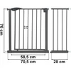 Gockowiak APSAUGOS KLIŪTĖS APSAUGOS VARTAI LAIPTAMS, IŠPLĖTIMAS, 75-113cm