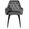 Gockowiak ATLANTA VELVET GRAPHITE VELVET KĖDĖ SVETAINEI, MODERNA