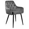 Gockowiak ATLANTA VELVET GRAPHITE VELVET KĖDĖ SVETAINEI, MODERNA