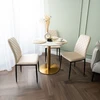 Gockowiak MAVERIK VELVET, BEIGE, MINŠTA AKSOMINĖ KĖDĖ SVETAINEI, VALGOMAI, NAMUI