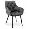 Gockowiak NEVADA VELVET GRAPHITE AKSOMINĖ KĖDĖ SVETAINEI, MODERNA