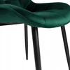 Gockowiak NORMAN VELVET KĖDĖ, TAMSIAI ŽALIA, ELEGANTI VALGOMOJE SVETAINEI