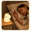 Gockowiak SILIKONINĖ NAKTINĖ LEMPA VAIKAMS LED RGB USB 16 SPALVŲ VIENRAGIS LEMPA