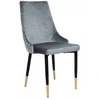Gockowiak VERMONT VELVET GRAPHITE MINŠTA VELVETINĖ KĖDĖ VALGOMOJE SVETAINEI