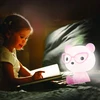 Sanico Goldlux MIŚ OKULARNIK LED lampka nocna akumulator + przewód USB-C rožinė