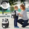 Goplus 2 dalių vaikiško lagamino ir kuprinės komplektas, Panda