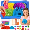 Gordon Toys KINETINIS SMĖLIS 2kg BASEINŲ PELIETO MENTELĖ SANDBIT KAUŠAS XXL RINKINYS