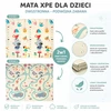 Gordon Toys XPE KILIMAS VAIKAMS, DVIŠALĖS PUTOLOS 200x180cm, ATSPIRUS VANDENIUI, sulankstomas BOHO