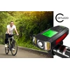 Gotel Lampka Lampa Rowerowa Na Kierownicę Z Licznikiem Alarmem Klaksonem USB