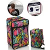 Gracio BACKPACK augalų raštas AIRPLANE Ryanair Wizzair salono krepšys talpus