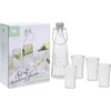 Excellent Houseware Grafinas ir stiklinių rinkinys 1 L, 4 x 250 ml