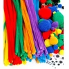Grafix MEGA KŪRYBINIS RINKINYS Meninis 500 elementų Scrapbooking lagaminas
