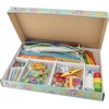 Grafix MEGA KŪRYBINIS RINKINYS Meninis 500 elementų Scrapbooking lagaminas