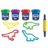 Grafix PLASTIKINIAI MOLIO DINOZAURAI, švytintys tamsoje