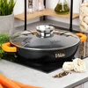 GRANITINIS puodas, žemas puodas, keptuvė troškinimui, kepimui, 32 cm, 4,7L